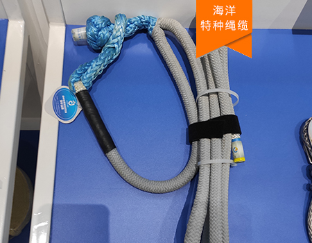 自帶纖維軟卸扣的帆船繩